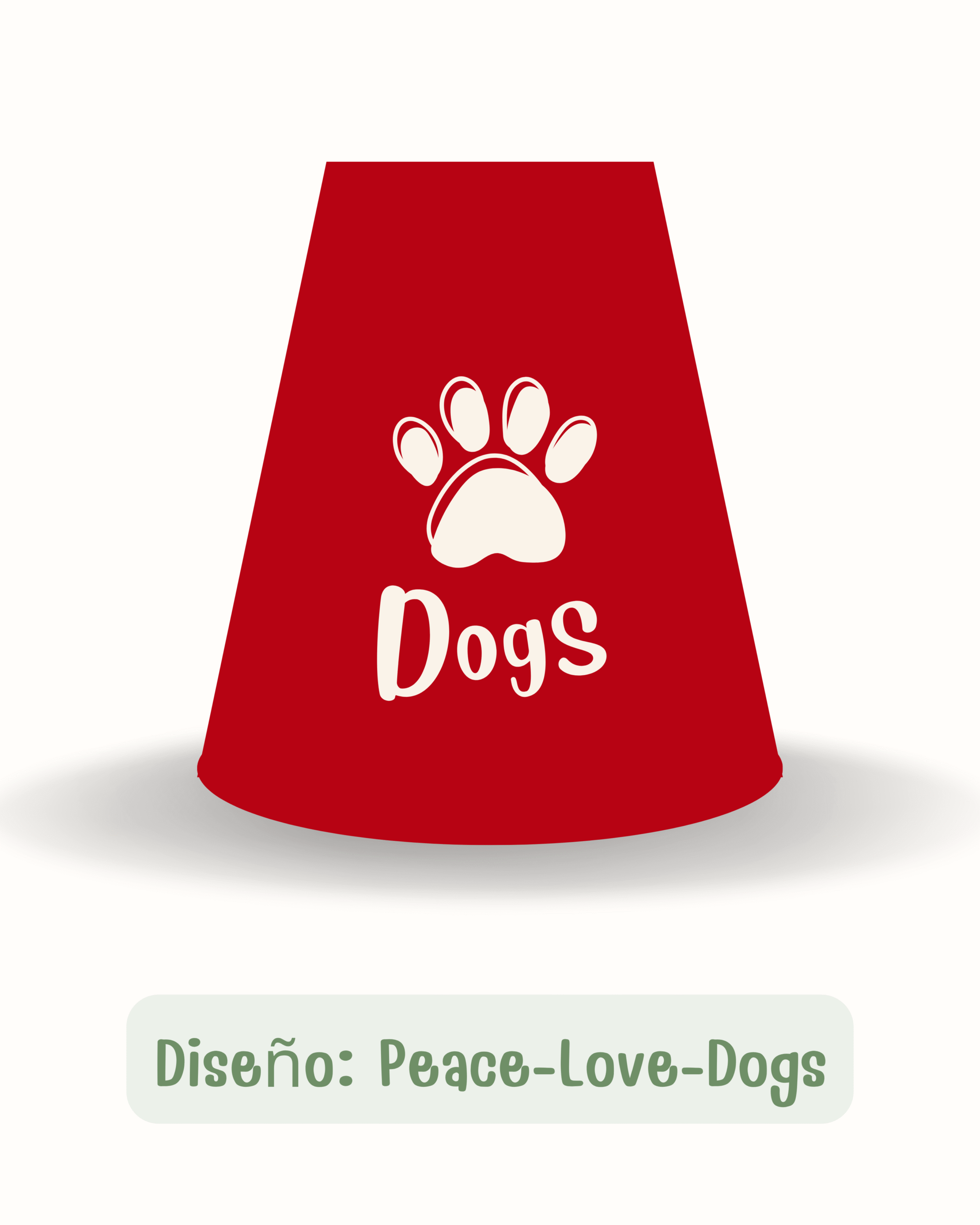 diseno peace love dogs para llavero rokey 1 scaled